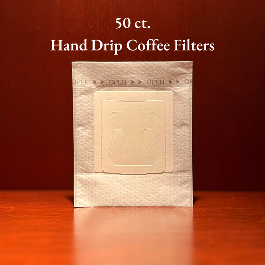Hand Drip Coffee Filters (50 Empty filters)
