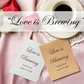 Love is Brewing (50 ct.) - Wedding Favors
